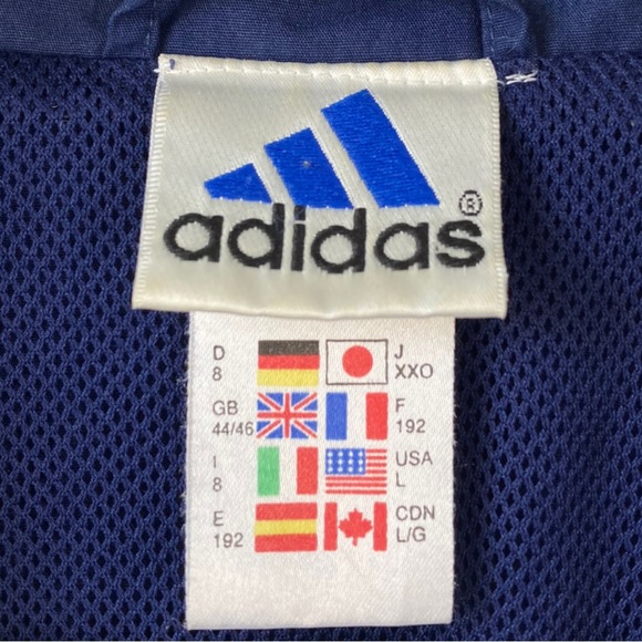 Vintage Adidas Y2K Navy Red Track Jacket - Picture 11 of 12